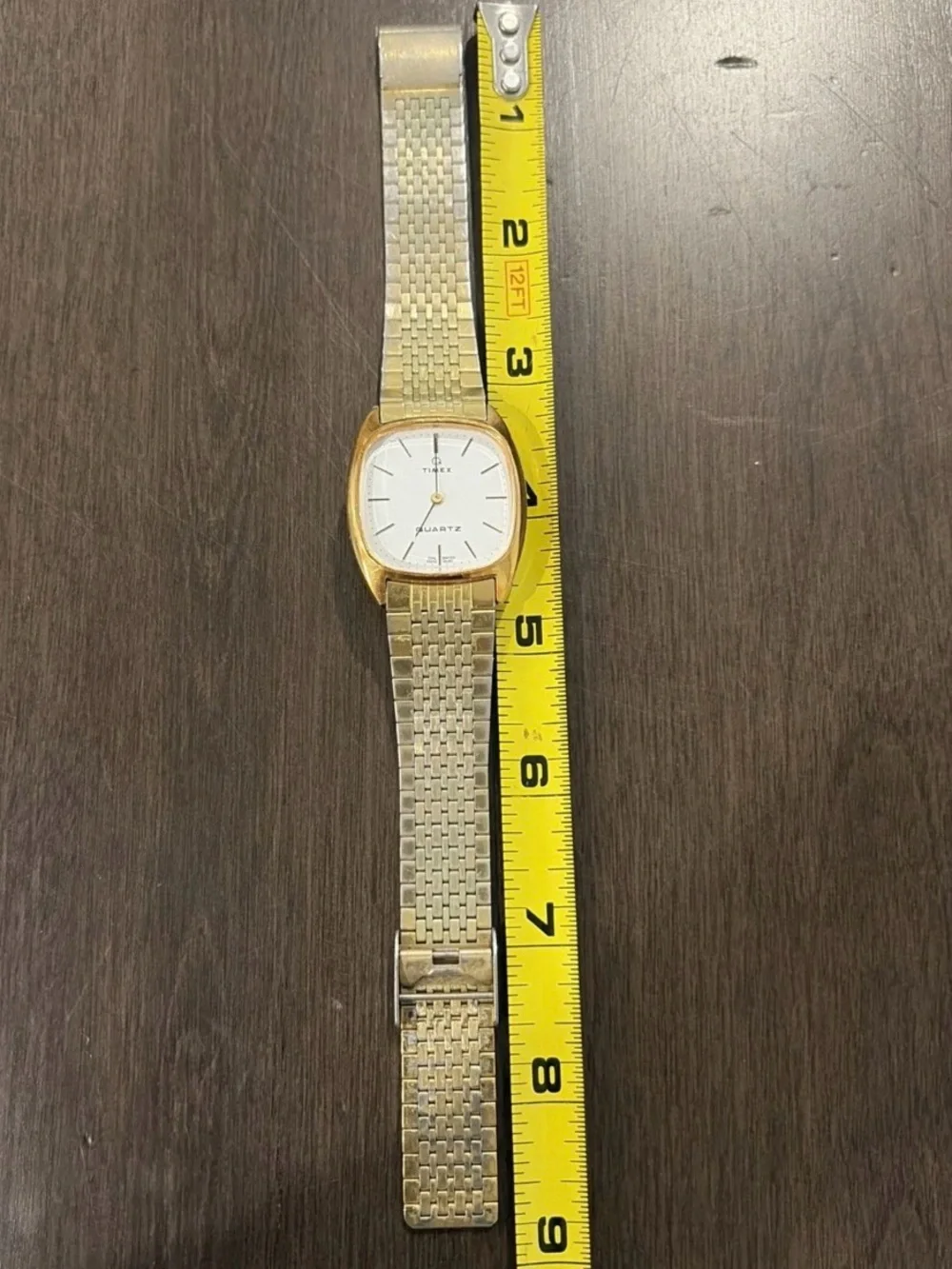 VTG 1980s Timex Quartz  Gold Tone Watch